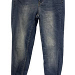 Desigual  Jeans Women's Puffy Cuff Hem Dark Wash Floral Size 30‎ Photo 0