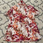 Laura Scott Floral button down blouse Photo 3