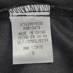 Entro  Black Babydoll Dress with Swiss Dot Pattern Size Small Black Mini Dress Photo 6