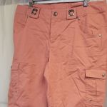 Athleta  Coral Cargo Shorts Size 14 Photo 2