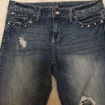 Apt. 9  Studded fold Down pocket bootcut jeans Photo 2