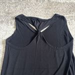 Beyond Yoga Beyond the Bump Yoga Tank Top Women Small Maternity Twisted Racerback Soft Black Photo 4