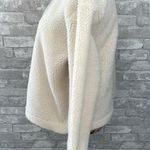 Prologue  White Sherpa Boxy Sweater Photo 4