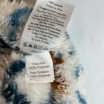 Eddie Bauer Womens Small Faux Fur Pullover Aztec Print Quarter Zip Pink Trim Photo 5