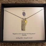 B.U Be You Charm Necklace White Photo 0