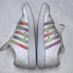 K-Swiss women’s Court Pro Ii Sneaker White Pastel Rainbow Tennis Shoe S-139 Sz 8 Photo 8