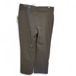 Lands' End NWT Gray Starfish Mid Rise Straight Leg Pants Large Knit Stretch Photo 2