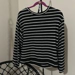 Monteau Black Stripe Sweater Photo 0