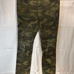 Judy Blue  Skinny Fit Women's 11/30 Mid Rise Green Camo Stretch Distressed Jeans Photo 0