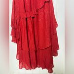 Spell And The Gypsy Collective Clementine Mermaid Off The Shoulder Dress NEW 388 Red Size XL Photo 8