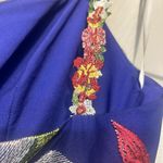 Marchesa Notte Asymmetric Floral Embroidered Gown Dress Hi Photo 3