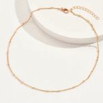 Madewell  Necklace Minimalist Design Gold Chain Women’s Jewelry NEW Photo 1