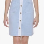 Tommy Hilfiger  Women’s Houndstooth Mini Dress in kentucky blue and white tweed Photo 0