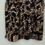 Chico's Black Gold Sequin Tank Top Sleeveless Y2k Size 3 (Large) Formal Party Photo 2