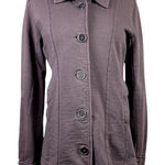 Fresh Produce  Jacket XS‎ Brown Button Up Pockets 100% Cotton Long Sleeve Photo 0