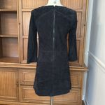 Alice + Olivia Suede Seamed Dress, Size 2 Photo 1
