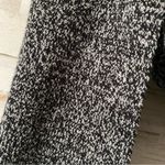 Boutique NWOT Marled Knit Scarf Black White & Gray Photo 2