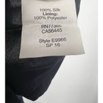 Madewell  Skirt‎ Womens Size 0 Silk Geometric Print Navy Blue Lined Mini Photo 3