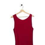 Club L London Sleeveless Jersey Knit Maxi Gown Red Size 10 (UK 14) Holiday Party Photo 4