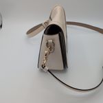 Coach Saddle Bag C4058 Pebble Leather Crossbody Cream Tan Horse Carriage Logo Photo 2