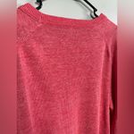 J.Crew  - Cotton Linen Crewneck Sweater Heather Red Crewneck M L W XL College Photo 6