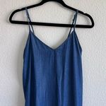 Gap  1969 Maxi Tencel Dark Indigo Denim Cami Dress Photo 2