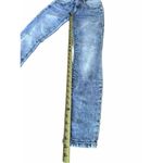 CAbi Cinch Skinny Bleach Splatter Distressed Jeans Size 0 Blue Casual Photo 7