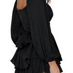 Amazon Black Lantern Long Sleeve Ruffle Layer Romper Photo 2