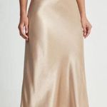 Commence Commense High Waisted Satin Flowy Midi Skirt size xs Photo 0