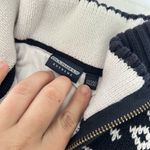 Blowfly Extreme 140/10 Crewneck Pullover Fair Isle Snowflake Sweater Vintage 90s Black Photo 2