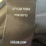 Lulus Womens This is Love Black Maxi VNeck Lace Lined Dress Size XL Witchy Goth Photo 8