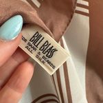 Bill Blass for Baar & Beards 80s Vintage Silk Brown Plaid Silk Scarf 31"x 31 Photo 5