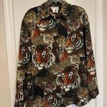Vintage Milano Tiger, Lion & Leopard Shirt Size Large Multi Photo 0
