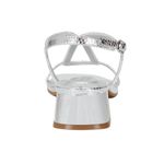 Bandolino Primadon Block Heel Strappy Dress Sandals- Silver Snake -Size 8.5 Photo 1