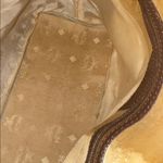 MCM Rich Brown Leather Two Way Satchel Crossbody Photo 7