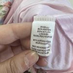 By the‎ River Dress Womens Large Pink Floral Puff Sleeve Tiered Midi Summer Boho Photo 4