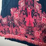 Free People  Intimately Free Womens Shea Paisley Mini Dress Medium Photo 3