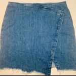 Madewell #138  Cross Front Jean Skirt Photo 4
