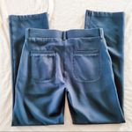 Betabrand Straight Leg Classic Dress Yoga Pants Jeanie in Navy Blue SP Photo 8