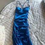 Blue mermaid prom dress Size 6 Photo 0