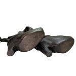 Sam Edelman Black Leather Studded Over-the-Knee Wedge Boots Buckle - Women’s 7.5 Photo 8