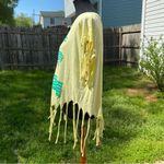 Vintage 90’s St. Martin’s Palm Tree Fringe Beaded T Photo 3