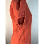 See By Chloe SEE BY CHLOÉ Ruched Sleeve Mini Shift Dress in Pepper Red. Size 38 or US 6 Photo 4