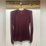 Lululemon  The Sweater The Better Heathered Bordeaux Drama Knit Pullover No Tag Photo 1