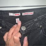 Bongo  Black/Gray-washed Distressed Denim Shorts super soft skinny size 11 Photo 9