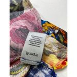 John Mark Mix Print Tunic Top Blouse Size S Pockets Roll Tab Long Sleeves Artsy Red Photo 8