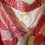 Maeve  by Anthropologie red and White Patterned top and pants set NWT Photo 6