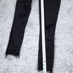 Abercrombie & Fitch Abercrombie 2 26 Short Ultra High Rise Super Skinny Jeans Black Distressed Photo 6