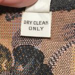 Vintage Floral Tapestry Vest Buttonless Waistcoat Sleeveless Petite Black Size undefined Photo 3