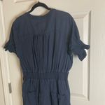 Joie  Women's Navy Jumpsuit linen blend size large Photo 11